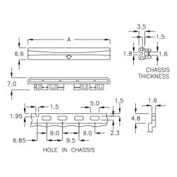 GCGM-50RT - Guida per circuiti stampati | Gecko Fastener GmbH 2