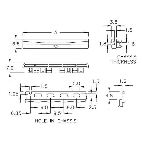 GCGM-50RT - Platinenführung | Gecko Fastener GmbH