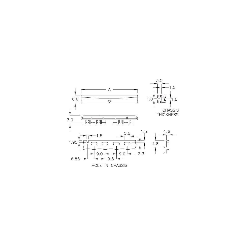 GCGM-50RT - Guide-circuits imprimés | Gecko Fastener GmbH