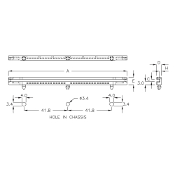 GCGT-113F - Printplaatgeleider | Gecko Fastener GmbH 2