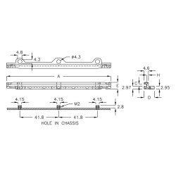 GCGW-112A - Printplaatgeleider | Gecko Fastener GmbH 2