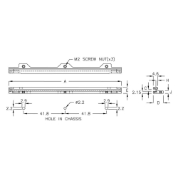 GCGZ-113K - Circuit board guide | Gecko Fastener GmbH 2
