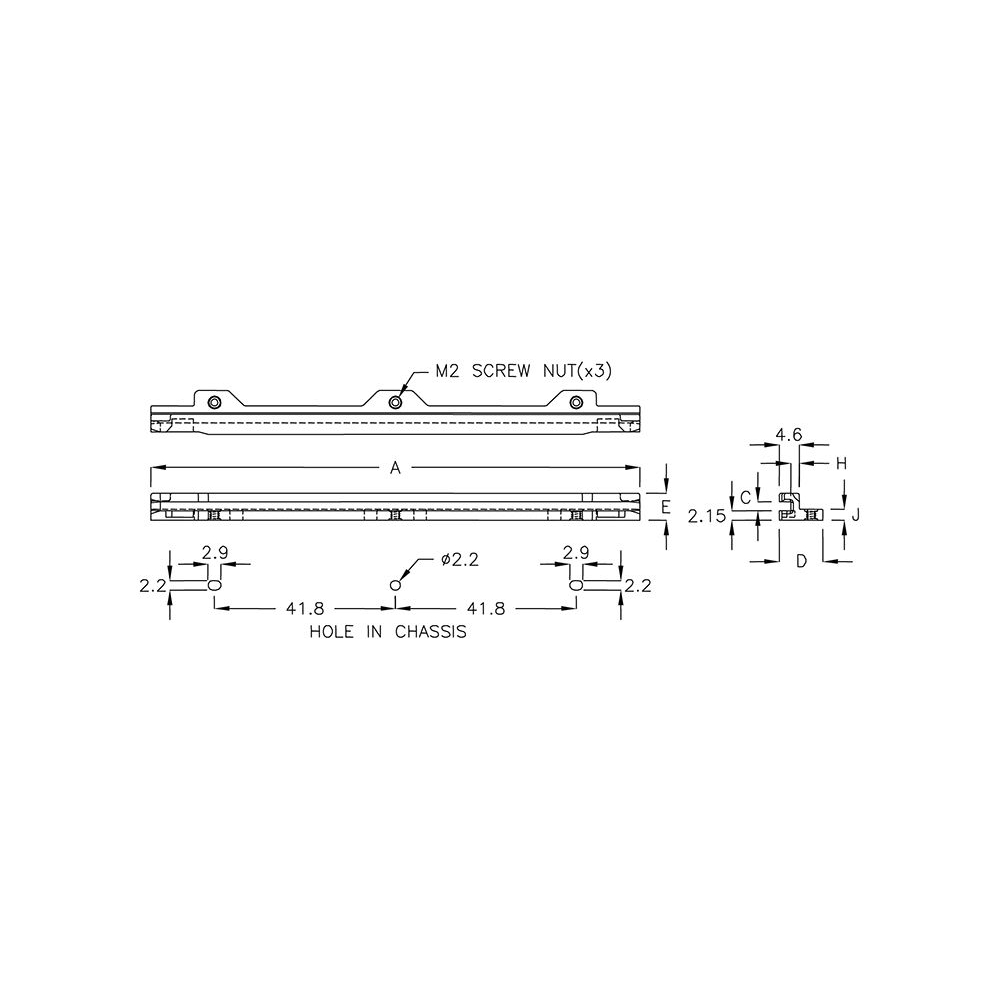 GCGZ-113K - Circuit board guide | Gecko Fastener GmbH