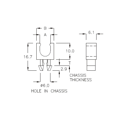 GCH-01 – Cable holder (Wire Saddle) | Gecko Fastener GmbH